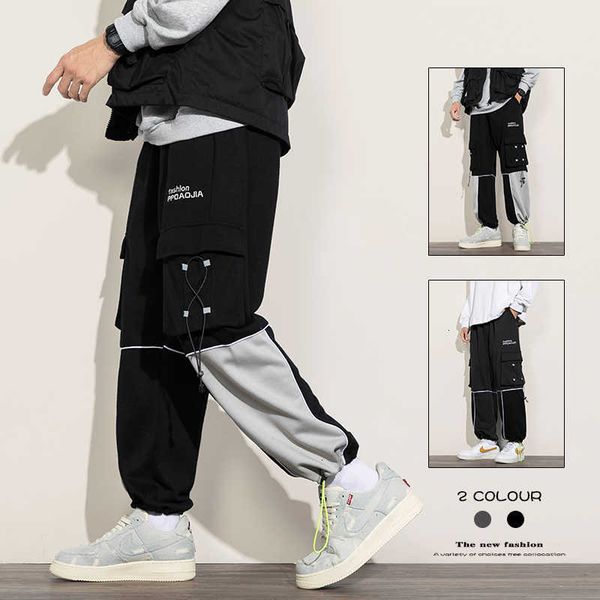 men's pants streetwear multi pockets patchwork track male joggers trousers fashion harajuku men u3cx, Black
men's pants streetwear multi pockets patchwork track male joggers trousers fashion harajuku men u3cx, Black