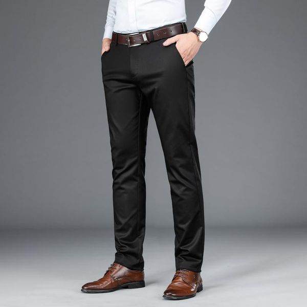 men's pants quanbo men's relaxed fit business classic khaki lux cotton stretch 2021 arrivals autumn spring male casual trousers, Black
men's pants quanbo men's relaxed fit business classic khaki lux cotton stretch 2021 arrivals autumn spring male casual trousers, Black
