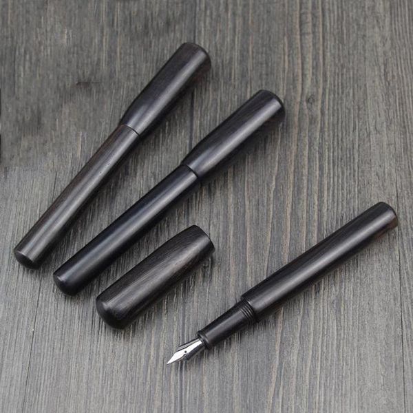 creative handmade blackwood fountain pen screw natural wooden stainless steel nib as gift for business and office pens
creative handmade blackwood fountain pen screw natural wooden stainless steel nib as gift for business and office pens