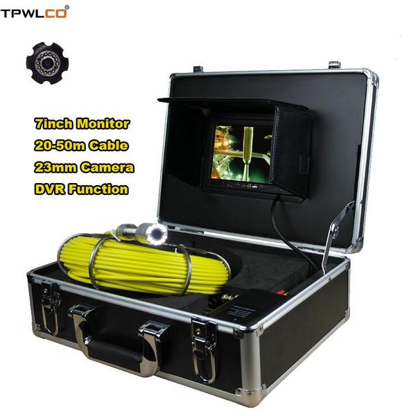 cameras waterproof 23mm industrial video camera 7" tft lcd screen 20-50m cable pipe pipeline drain inspection system with dvr
cameras waterproof 23mm industrial video camera 7" tft lcd screen 20-50m cable pipe pipeline drain inspection system with dvr