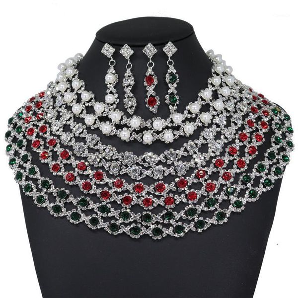 earrings & necklace fashion baroque crystal big round bridal jewelry sets luxury rhinestone tiaras for bride wedding, Silver
earrings & necklace fashion baroque crystal big round bridal jewelry sets luxury rhinestone tiaras for bride wedding, Silver