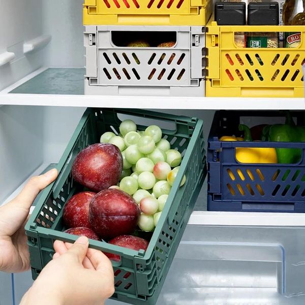 storage baskets folding collapsible plastic crate box stackable home kitchen warehouse s /l /xl organization
storage baskets folding collapsible plastic crate box stackable home kitchen warehouse s /l /xl organization