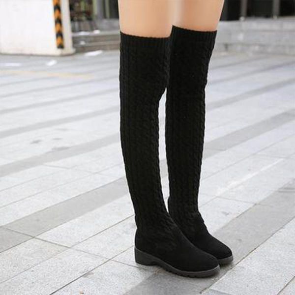slim boots women black over the knee flat heel snow women's fashion winter thigh high shoes
slim boots women black over the knee flat heel snow women's fashion winter thigh high shoes