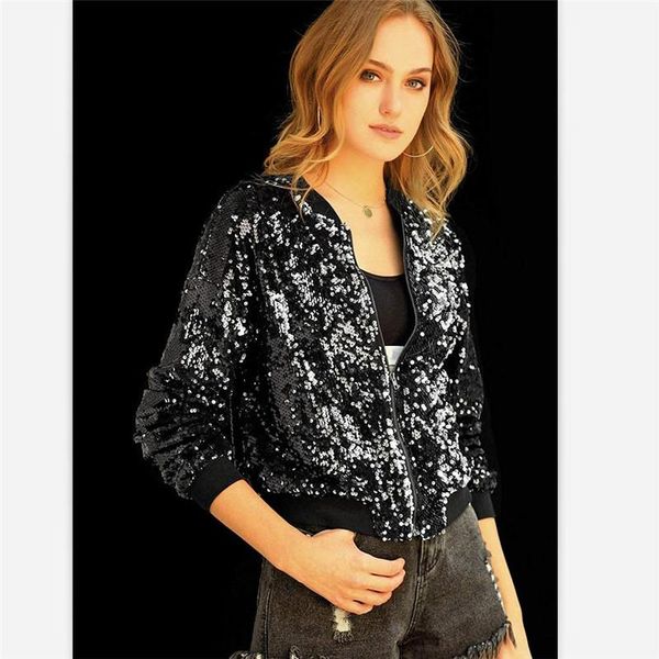 women's jackets y2k aesthetic women sequined coat 90s vintage long sleeve v neck jacket zipper casual party spring fall sports cardigan, Black;brown
women's jackets y2k aesthetic women sequined coat 90s vintage long sleeve v neck jacket zipper casual party spring fall sports cardigan, Black;brown