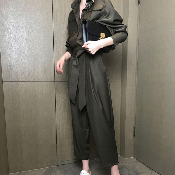 women's jumpsuits & rompers decoration three-dimensional pocket tooling high waist loose pleated fashionable nine-point jumpsuit, Black;white
women's jumpsuits & rompers decoration three-dimensional pocket tooling high waist loose pleated fashionable nine-point jumpsuit, Black;white