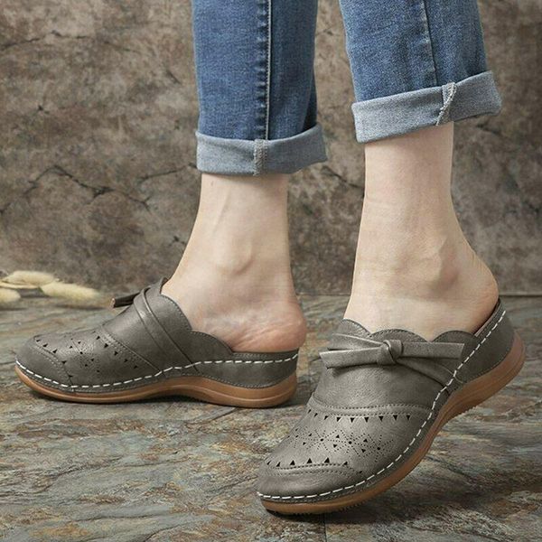 sandals 2021 women' flat shoes solid color slip on comfortable retro slippers hollow out closed toe casual women wedges, Black
sandals 2021 women' flat shoes solid color slip on comfortable retro slippers hollow out closed toe casual women wedges, Black