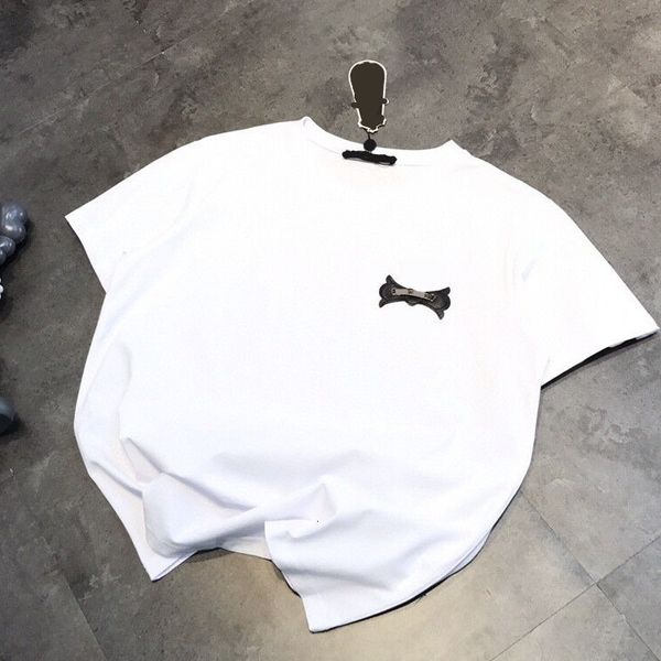 t shirt 21 spring and summer fashion brand krojia back concave convex steel seal chest three dimensional splicing couple short sleeves, White
t shirt 21 spring and summer fashion brand krojia back concave convex steel seal chest three dimensional splicing couple short sleeves, White