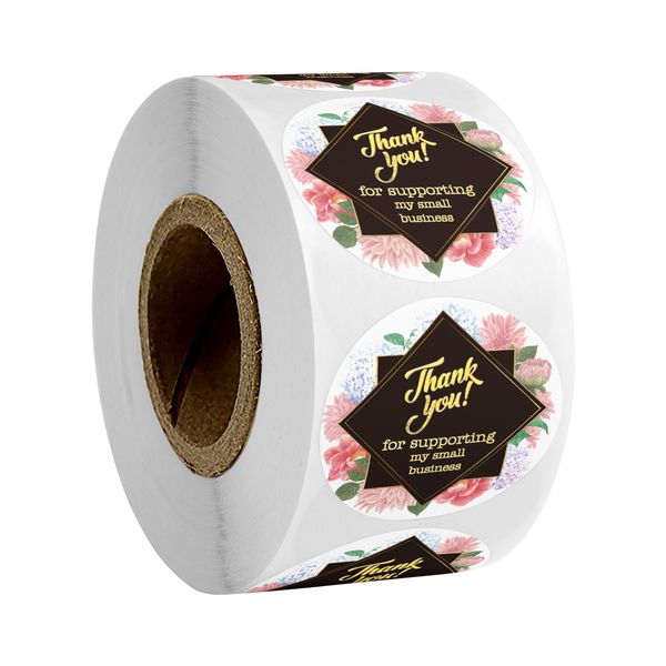 500pcs flowers thank you stickers for small business circle paper label stickers for packaging toy store gift seal stickers
500pcs flowers thank you stickers for small business circle paper label stickers for packaging toy store gift seal stickers