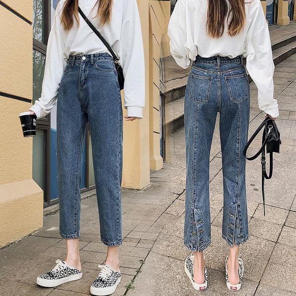 high waist jeans casual for women autumn winter plus size denim pants designed flare washed cotton 2021 women's, Blue
high waist jeans casual for women autumn winter plus size denim pants designed flare washed cotton 2021 women's, Blue