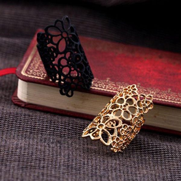fashion charming finger armor joint knuckle hollow out flowers rings for women bohemian friendship gold black jewelry wedding, Slivery;golden
fashion charming finger armor joint knuckle hollow out flowers rings for women bohemian friendship gold black jewelry wedding, Slivery;golden