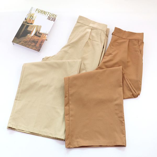 spring korean loose solid women bottoms pants high waist straight wide-leg tide casual womens trousers 210420, Black;white
spring korean loose solid women bottoms pants high waist straight wide-leg tide casual womens trousers 210420, Black;white