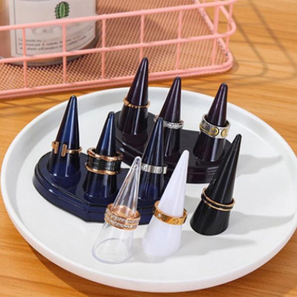 jewelry pouches, bags vintage plastic finger cone fingertip ring display stand jewellery holder storage showcase rings organizer, Pink;blue
jewelry pouches, bags vintage plastic finger cone fingertip ring display stand jewellery holder storage showcase rings organizer, Pink;blue