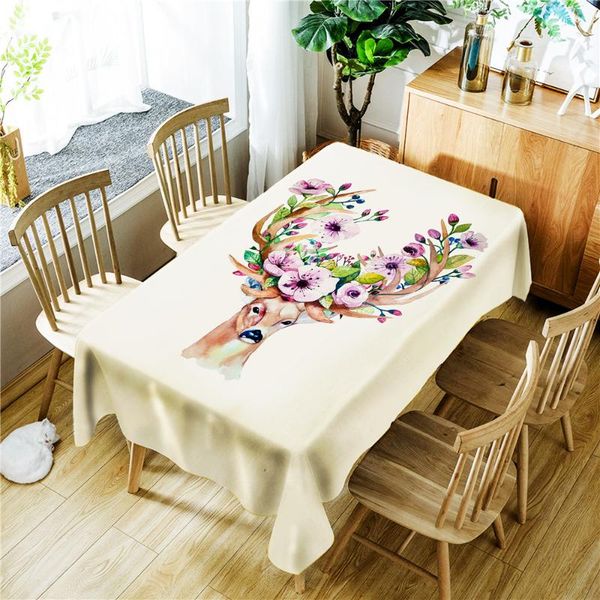 fresh sika deer flowers printing polyester waterproof tablecloth washable dustproof rectangular table cloth
fresh sika deer flowers printing polyester waterproof tablecloth washable dustproof rectangular table cloth