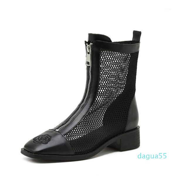 boots ladies low heels ankle for women summer mesh high black front zipper shoes bottes a talons femme1
boots ladies low heels ankle for women summer mesh high black front zipper shoes bottes a talons femme1