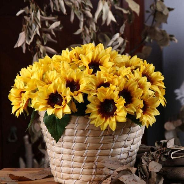 decorative flowers & wreaths mlgb 6 pcs artificial sunflower bouquet fake sunflowers with stems for wedding bride bridesmaid holding flower
decorative flowers & wreaths mlgb 6 pcs artificial sunflower bouquet fake sunflowers with stems for wedding bride bridesmaid holding flower