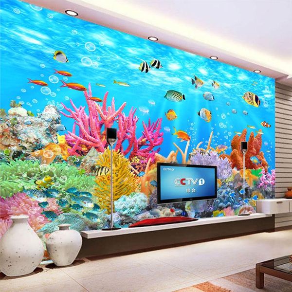 wallpapers custom 3d po wallpaper wall cloth underwater world coral fish large painting living room tv background mural home decor
wallpapers custom 3d po wallpaper wall cloth underwater world coral fish large painting living room tv background mural home decor