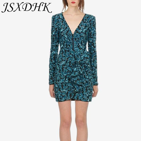 casual dresses jsxdhk self portrait pencil autumn women christmas sequined ruffles bodycon bling dress deep v neck runway, Black;gray
casual dresses jsxdhk self portrait pencil autumn women christmas sequined ruffles bodycon bling dress deep v neck runway, Black;gray