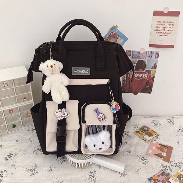 school bags 2021 fashion for teenage girls waterproof backpack kawaii women's bag mochilas
school bags 2021 fashion for teenage girls waterproof backpack kawaii women's bag mochilas