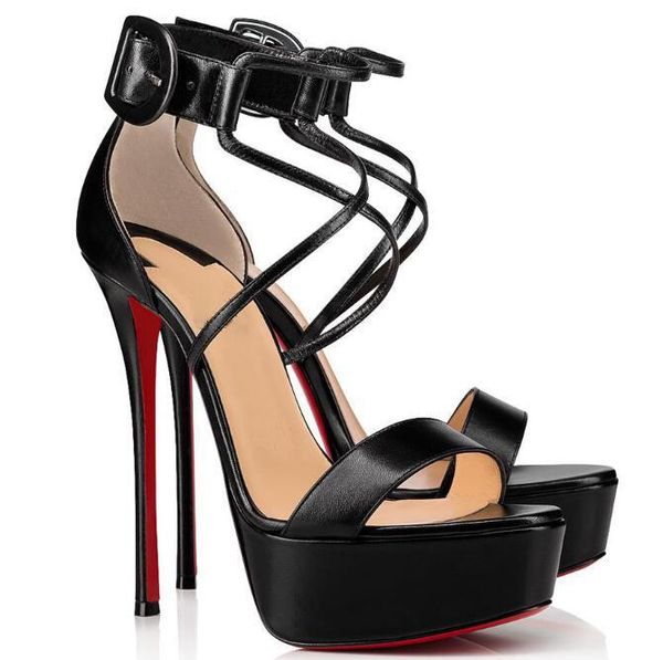 perfect ladies red bottom high heels 150mm leather platform sandals nude black ankle strap sandals party dress wedding eu35-43
perfect ladies red bottom high heels 150mm leather platform sandals nude black ankle strap sandals party dress wedding eu35-43