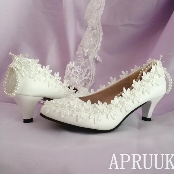 middle heel white lace flower pumps shoes bride woman plus size ankle elastic beading band strap ivory pearls bridal dress, Black
middle heel white lace flower pumps shoes bride woman plus size ankle elastic beading band strap ivory pearls bridal dress, Black