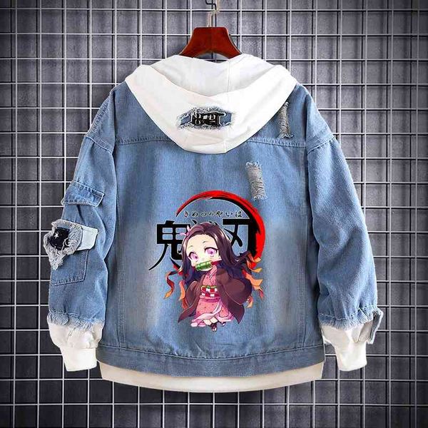 hoodiesghost killing blade animation sweater stove door tanzhilang you beans fake two loose cowboy coats men, Black
hoodiesghost killing blade animation sweater stove door tanzhilang you beans fake two loose cowboy coats men, Black