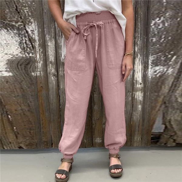 women's pants & capris women casual high waist drawstring pocket trousers joggers solid autumn ladies ankle-length slacks female bottom, Black;white
women's pants & capris women casual high waist drawstring pocket trousers joggers solid autumn ladies ankle-length slacks female bottom, Black;white