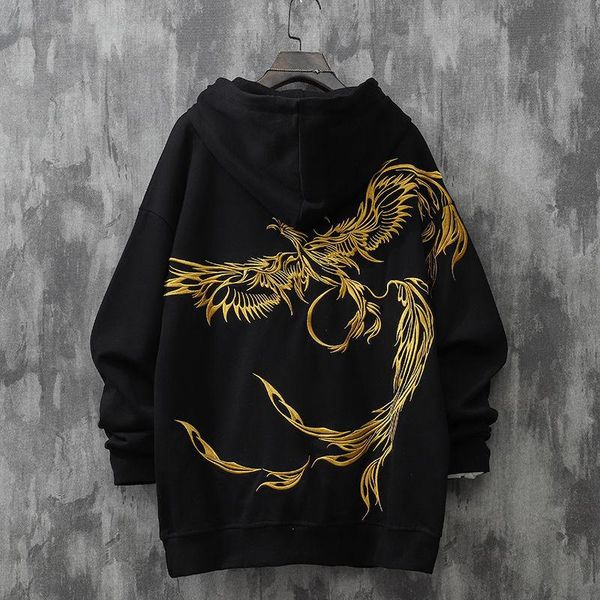men's hoodies & sweatshirts 21 22 chinese style phoenix embroidery pullovers fleece men women cotton street hip hop hoodie, Black
men's hoodies & sweatshirts 21 22 chinese style phoenix embroidery pullovers fleece men women cotton street hip hop hoodie, Black