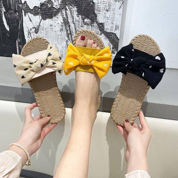 slippers bowknot women's summer wear fashion flat bottom sandals korean-style slip-resistant pregnant women slipper, Black
slippers bowknot women's summer wear fashion flat bottom sandals korean-style slip-resistant pregnant women slipper, Black