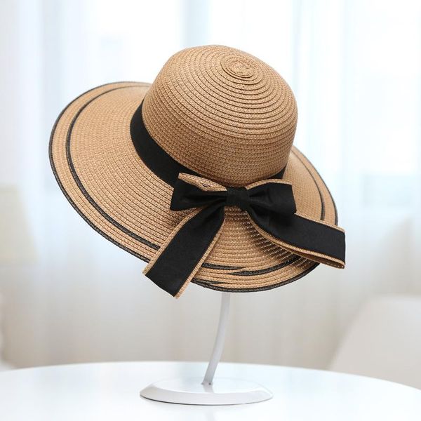 fashion lady wide large brim floppy summer beach sun straw hat cap with ribbon mother daughter hats, Blue;gray
fashion lady wide large brim floppy summer beach sun straw hat cap with ribbon mother daughter hats, Blue;gray