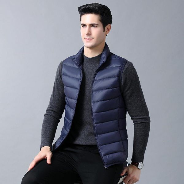 mens vest winter men ultra light duck down jacket men's cotton warm male casual short sleeveless waistcoat vests, Black;white
mens vest winter men ultra light duck down jacket men's cotton warm male casual short sleeveless waistcoat vests, Black;white