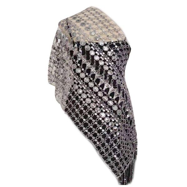 scarves 180x55cm womens vintage croceht hollow out sacrf wraps fringed tassels wedding cape glitter sequins banquet evening party shawl, Blue;gray
scarves 180x55cm womens vintage croceht hollow out sacrf wraps fringed tassels wedding cape glitter sequins banquet evening party shawl, Blue;gray