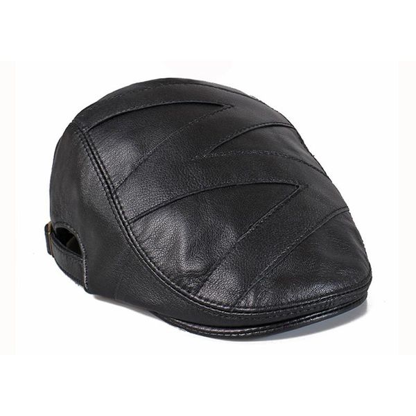 berets 2021 man woman real leather british vintage flat caps gatsby solid brown black spring autumn winter driver hats, Blue;gray
berets 2021 man woman real leather british vintage flat caps gatsby solid brown black spring autumn winter driver hats, Blue;gray