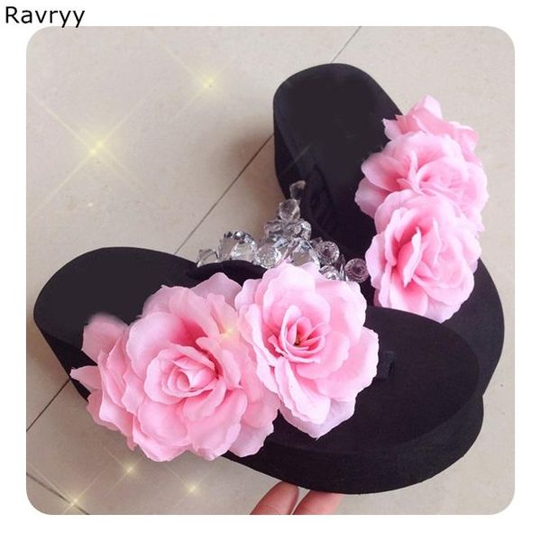 dress shoes summer woman sandals bling rhinestone beautiful flowers slipper platform cosplay sweet girl female casual beach, Black
dress shoes summer woman sandals bling rhinestone beautiful flowers slipper platform cosplay sweet girl female casual beach, Black