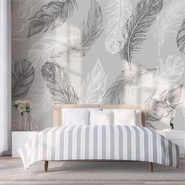 wallpapers dropship modern simple hand-painted feather 3d living room bedroom art wall paper nordic style home decor papel de parede
wallpapers dropship modern simple hand-painted feather 3d living room bedroom art wall paper nordic style home decor papel de parede