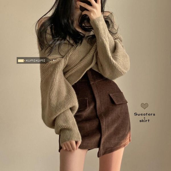 women's sweaters soft waxy v-neck temperament sweater clothing autumn and winter chic french minority off shoulder slim knit top, White;black
women's sweaters soft waxy v-neck temperament sweater clothing autumn and winter chic french minority off shoulder slim knit top, White;black