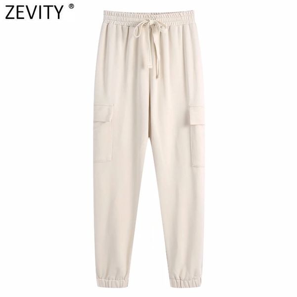 zevity women fashion safari style solid color pockets harem pants chic elastic waist trousers femme pantalones mujer p981 210419, Black;white
zevity women fashion safari style solid color pockets harem pants chic elastic waist trousers femme pantalones mujer p981 210419, Black;white