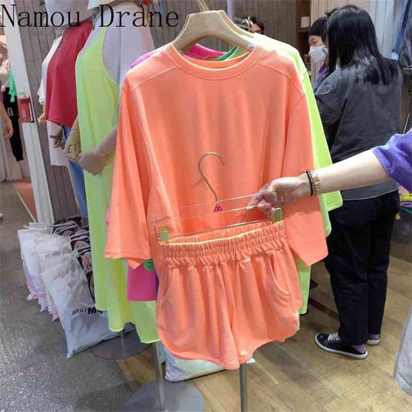 women's t-shirt south korea dongdaemun summer simple pullover loose elastic waist shorts casual running sports suit b5ak, White
women's t-shirt south korea dongdaemun summer simple pullover loose elastic waist shorts casual running sports suit b5ak, White