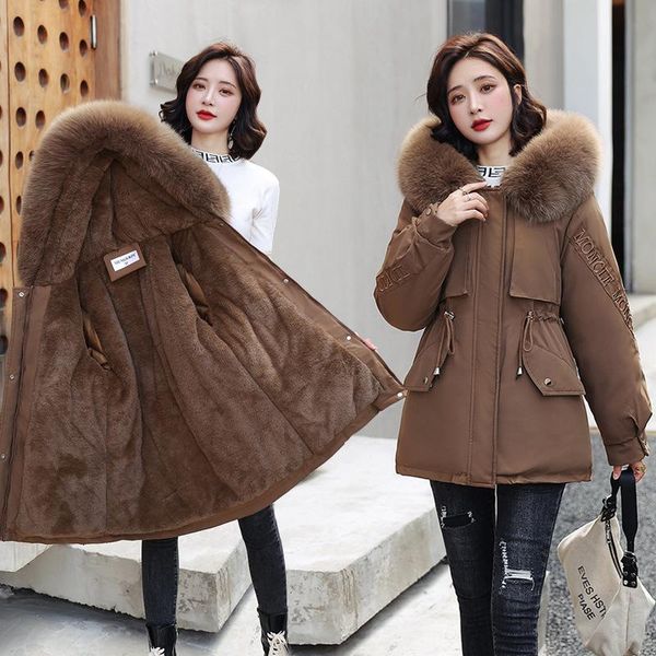 women's down & parkas 2021 riga velvet thickening cotton-padded clothes loose warm jacket embroidered parka, Black
women's down & parkas 2021 riga velvet thickening cotton-padded clothes loose warm jacket embroidered parka, Black