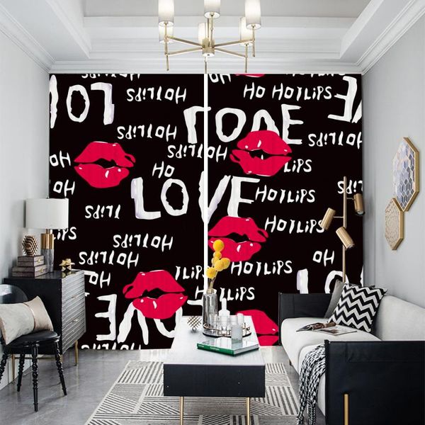 curtain & drapes red lips blackout curtains office living room sunshade kit white bedroom simple printed
curtain & drapes red lips blackout curtains office living room sunshade kit white bedroom simple printed