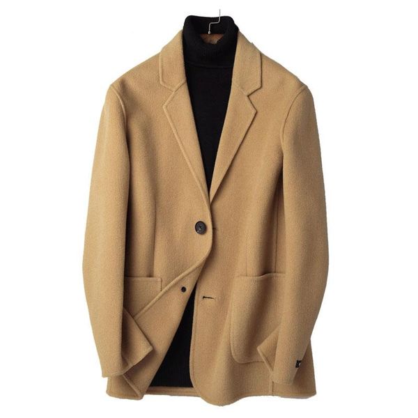 men's wool & blends 100% coat autumn winter jacket men double-sided woolen coats mens streetwear outwear abrigo hombre p-s8302z my1337, Black
men's wool & blends 100% coat autumn winter jacket men double-sided woolen coats mens streetwear outwear abrigo hombre p-s8302z my1337, Black