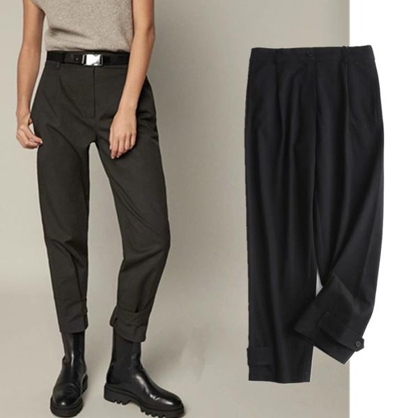 women's pants & capris dave&di 2021 england vintage fashion office lady harem cargo women pantalones mujer pantalon femme loose trouser, Black;white
women's pants & capris dave&di 2021 england vintage fashion office lady harem cargo women pantalones mujer pantalon femme loose trouser, Black;white