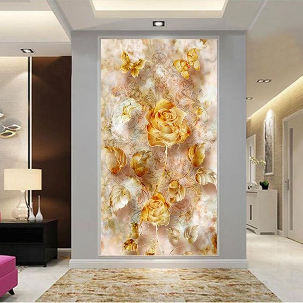 wallpapers custom po wall mural gold flower with flowers boys and girls wallpaper for children's bedroom 3d
wallpapers custom po wall mural gold flower with flowers boys and girls wallpaper for children's bedroom 3d