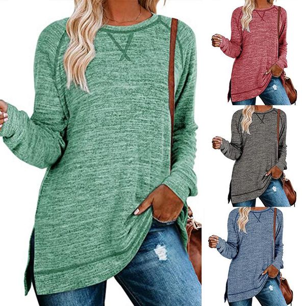 women's t-shirt 2021 fashion casual loose tunic clothing long sleeve solid color cross sweatshirt ladies pullovers hoodie jumper, White
women's t-shirt 2021 fashion casual loose tunic clothing long sleeve solid color cross sweatshirt ladies pullovers hoodie jumper, White