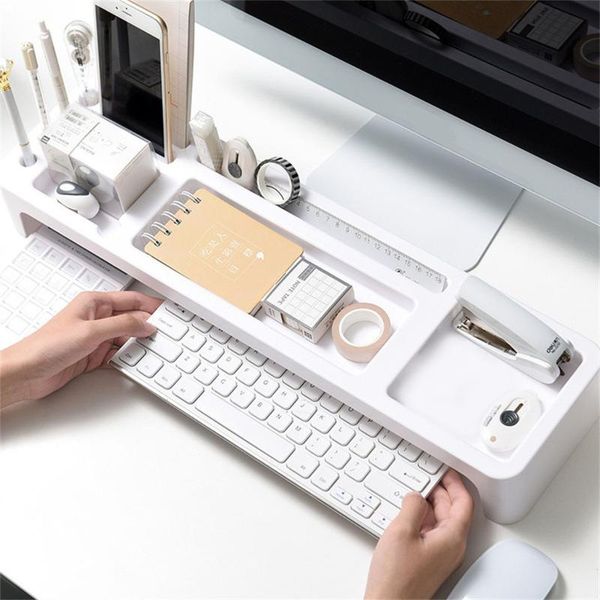 storage bottles & jars plastic office rack desk organizer table stationery holder deskfor computer/keyboard/textbooks/pad#30
storage bottles & jars plastic office rack desk organizer table stationery holder deskfor computer/keyboard/textbooks/pad#30