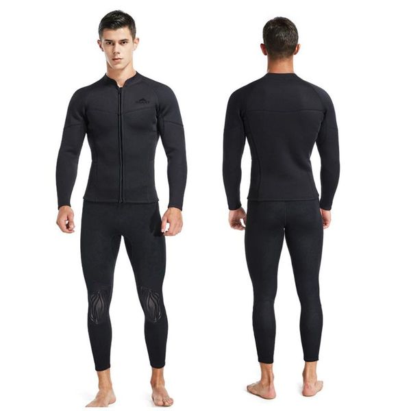 swim wear men's 3mm neoprene cold-proof diving suit jacket + pants beach surfing windsurfing fishing snorkeling set
swim wear men's 3mm neoprene cold-proof diving suit jacket + pants beach surfing windsurfing fishing snorkeling set