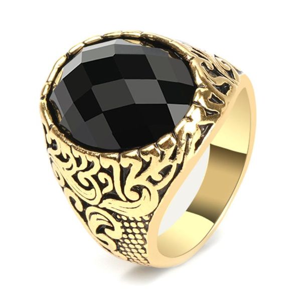 cluster rings fashion punk style men's retro ring multi-faceted big gem domineering exquisite carving banquet ball jewelry, Golden;silver
cluster rings fashion punk style men's retro ring multi-faceted big gem domineering exquisite carving banquet ball jewelry, Golden;silver