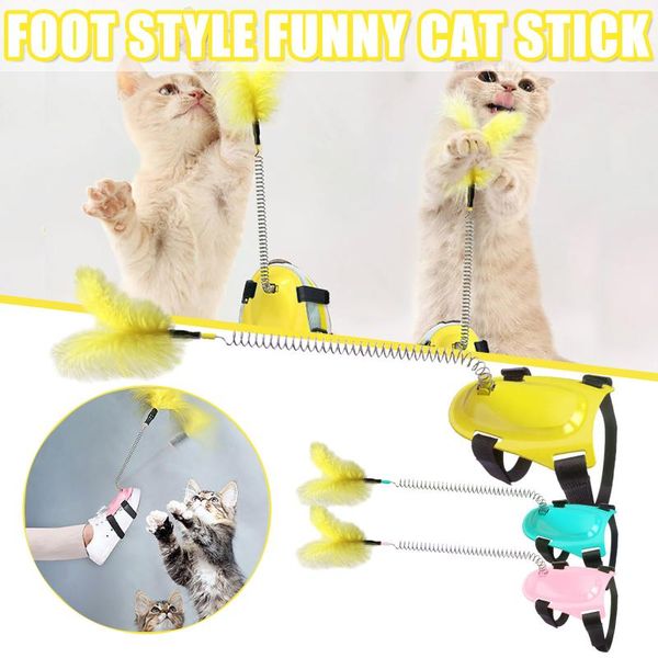small animal supplies game interactive cat toy self-excited collar neck spring feet with tap tease stick training feather pet
small animal supplies game interactive cat toy self-excited collar neck spring feet with tap tease stick training feather pet