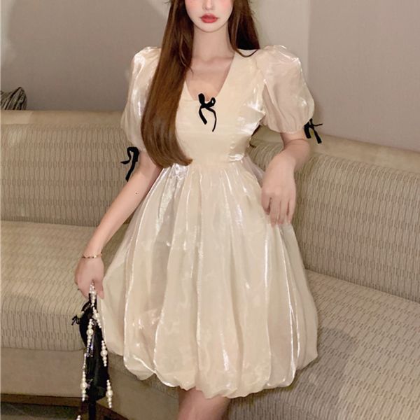 casual dresses korean fashion sleeve bow mini women summer elegant sweet a-line glittering party robe femme vestidos 5fqb, Black;gray
casual dresses korean fashion sleeve bow mini women summer elegant sweet a-line glittering party robe femme vestidos 5fqb, Black;gray