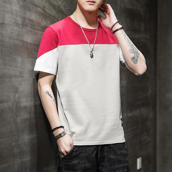 men's t-shirts man's t-shirt 2021 short-sleeved summer korean cotton clothes round neck homme brand clothing, White;black
men's t-shirts man's t-shirt 2021 short-sleeved summer korean cotton clothes round neck homme brand clothing, White;black