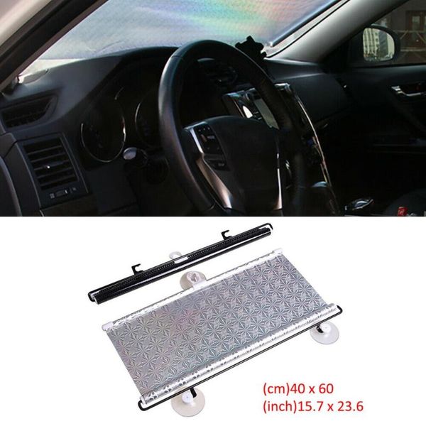 15.7*23.6in car retractable sun shade 1pc black + silver block sucker mount sunshade 
15.7*23.6in car retractable sun shade 1pc black + silver block sucker mount sunshade